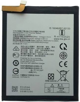King Elite Mobile Battery For  Nokia 6.2 TA-1198/TA1200 7.2 TA-1181, TA-1196, TA-1193, TA-1178 High Quality Battery (LC-620)