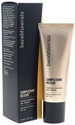 BAREMINERALS Complexion Rescue Tinted Hydrating Gel Cream SPF 30, Buttercream , 1.18 Ounce