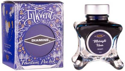 DIAMINE INKVENT BLUE EDITION MIDNIGHT HOUR 50 ML SHEEN Ink Bottle