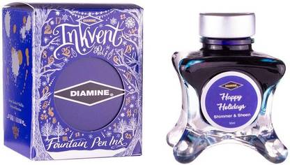 DIAMINE INKVENT BLUE EDITION HAPPY HOLIDAYS 50 ML SHIMMER & SHEEN Ink Bottle
