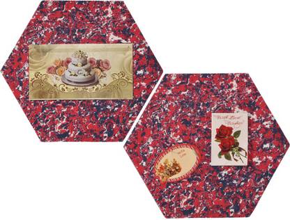 ABV Frameless Pin up Board Hexagonal Bulletin Board