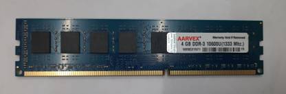 AARVEX DDR3 DDR3 4 GB PC, Laptop, Server (4 GB DDR 3 DIMM)