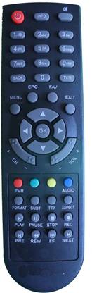 Sanchana Compatible Tamil Nadu Government Cable TV (TACTV) Set Top Box Remote Controller