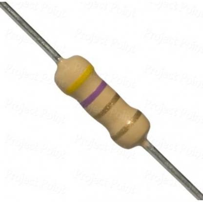 jivith 4.7 OHM RESISTOR,4E7,100PCS,5%,CFR,1 WATT Fixed Resistor Fixed Resistor