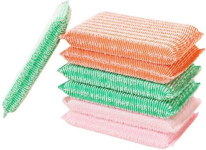 s.m.mart Shiny fabric Scrub Sponge