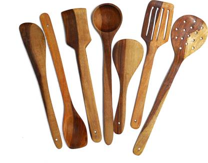 Flipkart SmartBuy FKSB-7Pc-02 Wooden Spatula
