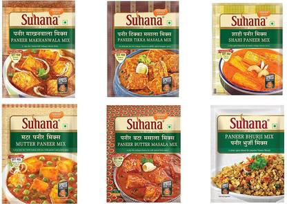 SUHANA Paneer Makhanwala, Paneer Tikka, Shahi Paneer, Mutter Paneer, Paneer Butter, Paneer, Bhurji Mix