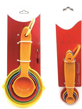 Modern Bazaar Measuring Cups and Spoons Set of 10 Metric Measurement for Baking / Cooking, Food Grade, Made in India Measuring Cup Set