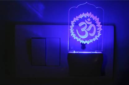 AFAST 3D Illusion Symbol Of OM LED Night Lamp_VX1554 Night Lamp