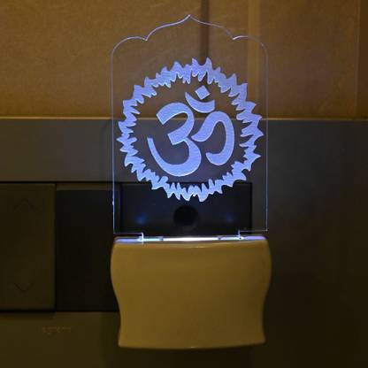 AFAST 3D Illusion Om Multi Colour LED Night Lamp Night Lamp