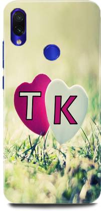 Royal Case Back Cover for Redmi 7/M1810F6LI,T Loves K Name,T Name, K Letter, Alphabet,T Love K NAME