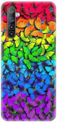 NDCOM Back Cover for REALME 6 Good Looking Seamless Pattern Printed