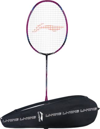 LI-NING TURBO X 80-II Black, Blue, Pink Strung Badminton Racquet