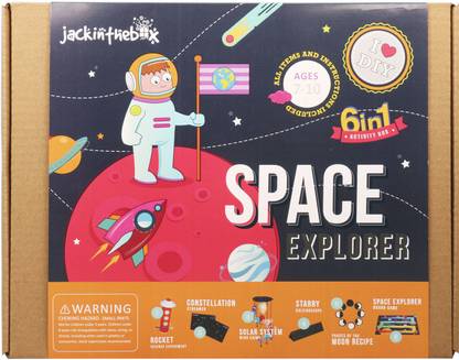 Jackinthebox Space Explorer 6-in-1 Craft Kit