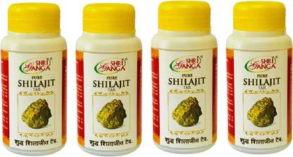 shriganga Pure Shilajit tab- 60 tab (pack of 4)