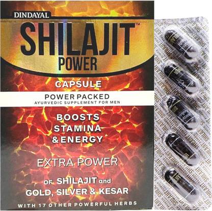 Dindayal Aushadhi Shilajit Power Capsule (Gold Power)