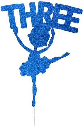 Festiko Ballerina Three Cake Topper