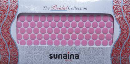SUNAINA Bridal Collection (size-1) FOREHEAD Pink Bindis