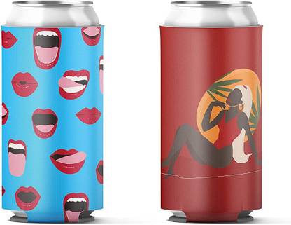 COOZYBEAR 500ml Can Coozy/650ml Bottle Sleeve, Drink Insulator,Can Cooler (Design 12)