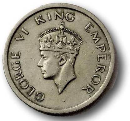 legacy picker One rupee 1947 last british india coin lahore mint RARE .. Modern Coin Collection