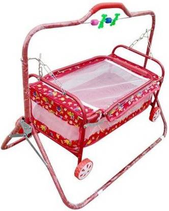 Baby Love Newborn Babies Stylish ,Buggi, Palna, Bedding, Bed, Crib, Bassinet with Mosquito Net Bassinet