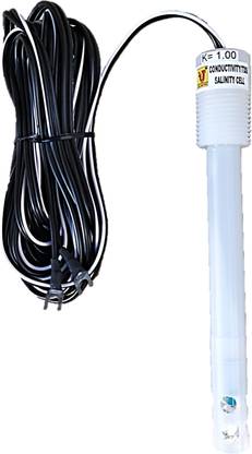 Lab Junction Conductivty Cell-Sensor-Probe,ON-LINE Conductivity Meter,Panel Type,Range : 0-200 uS-cm & 0-2000 uS-cm Conductivity Cell-Sensor-Probe with 5 Metre Cable Length LJ-615 (a) as per Quality Standards Digital Conductivity Meter