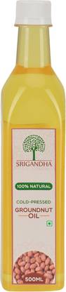 Srigandha Cold Pressed Groundnut Oil PET Bottle