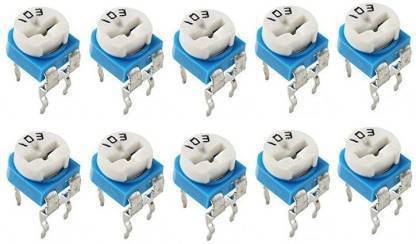 Cam cart 10K(103) ,10PCS,DIP,SINGLE TURN,PRESET,POTENTIOMETER Variable Resistor Electronic Components Electronic Hobby Kit