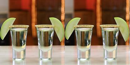 Massive Reckon (Pack of 4) Heavy Base Clear Shot Glass, Great for Whisky Brandy Vodka and Tequila Shot Set of 12 Capacity: 35 mlHeavy Base Clear Shot Glass, Great for Whisky Brandy Vodka and Tequila Shot Set of 4 Capacity: 35 ml Glass Set Shot Glass