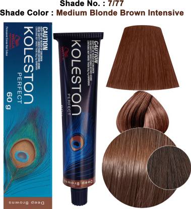 Wella Professionals Koleston Perfect Deep Browns Hair Color - 7/77 , Medium Blonde Brown Intensive