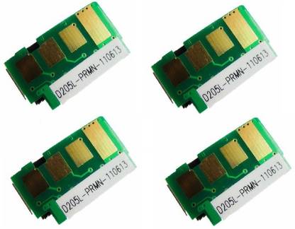 SVM 205L/MLT-D205L CHIP ( PACK OF 4 ) Toner Cartridge CHIP for Samsung ML3310, ML3170,ML3312,ML3310ND,ML3310D,ML3312ND, ML3710D,ML3710DW,ML3712,ML3712N,SCX4833FD, SCX4833FR,SCX-4835FD,,SCX5637S CX5637 Green Ink Toner