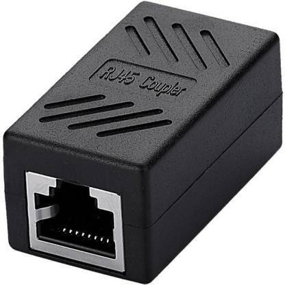dhriyag RJ45 Female To Female Ethernet LAN Cable Connector Adapter Coupler Wireless Ethernet Lan Adapter compatible with Windows, Mac, Linux