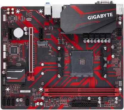 GIGABYTE B450M Gaming Motherboard with Hybrid Digital PWM, Gaming LAN with Bandwidth Management, PCIe Gen3 x4 M.2, 7-Colors RGB LED Strips Support AM4Socket Micro-ATX AMD B450 Chipset DDR4 Motherboard for Desktop