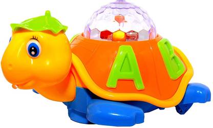 Tenmar Attractive 3D Happy Turtle With Melodious Sound and Projector Ligh