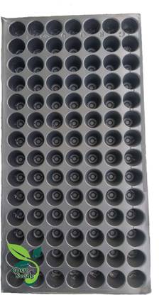 EasySeeds 50 Seedling Tray of 100 Holes 6mm Thickness Plant Container Set