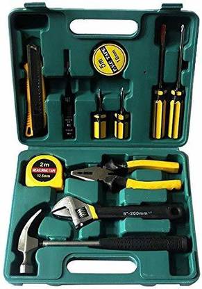 LOYZO 12 in 1 Tool Kit Set Screwdriver Hammer Wrenches Power Electrical Repair Tool Single Sided Combination Wrench