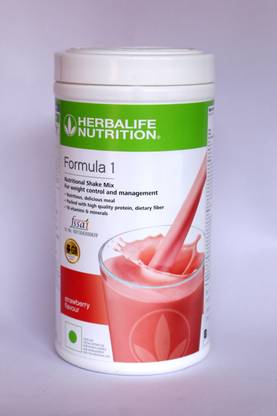 HERBALIFE Formula 1 Nutritional Shake Mix - Strawberry Flavor Plant-Based Protein