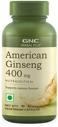 GNC Herbal Plus American Ginseng 400 mg Capsules