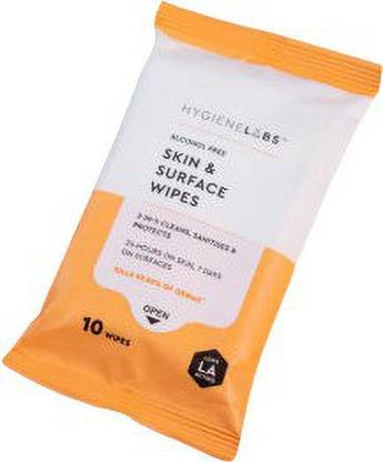 Hygiene Labs 3-in-1 Skin & Surface wipes