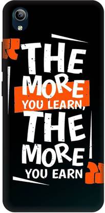 bigcraft Back Cover for VivoY91i/ The More You Learn Text Printed