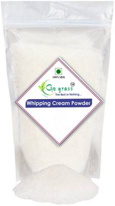 GO GRASS Non-Dairy Whipping Cream Powder, Instant & Easy to use, All-Natural Ingredients & Gelatin Free | Icing