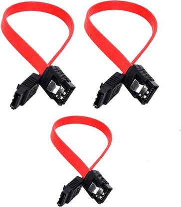 TECH GLOW Power Cord 0.26 m SATA III (SATA 3) Cable, Internal Hard-Disk Drive HDD, SSD, CD-DVD/RW Cable with Locking Latch Straight to Right Angle 90 Degree 10 INCH Power Cord