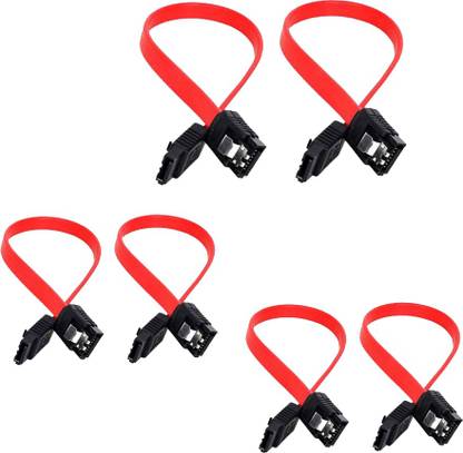 TECH GLOW Power Cord 0.26 m SATA (SATA 6) Cable, Internal Hard-Disk Drive HDD, SSD, CD-DVD/RW Cable with Locking Latch Straight to Right Angle 90 Degree 10 INCH Power Cord