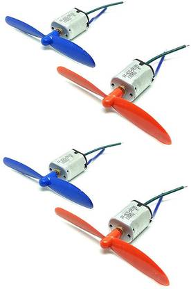INVENTO 1pcs N20 3.7V Mini Drone Dual Shaft DC Motor 10x12x15mm + 1Pcs 50mm Propeller For Airplane Helicopter Drones Toy Car Robot DIY