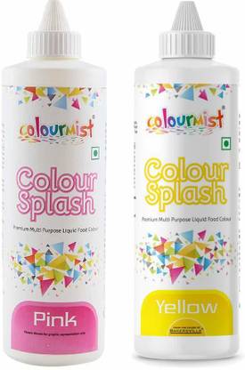 Colourmist Combo Of Colour Splash (Pink 200 Gm & Yellow, Pink