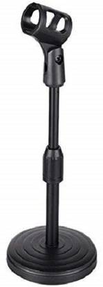 amblic Premium Microphone Stand Clip| Adjustable Extendable 2 Step Table Desktop Microphone Stand Holder Mic Clip| Studio Sound Recording Metal Base| Mic Microphone Shock Mount Clip Holder (Multi-Colour) Microphone