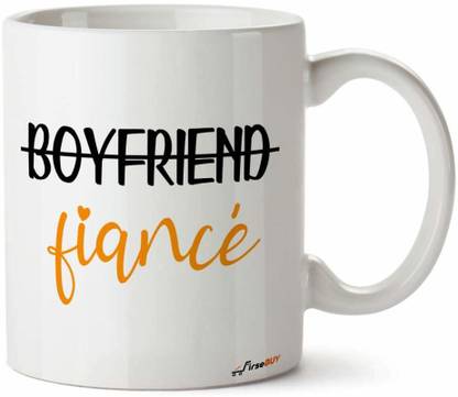 FirseBUY Boyfriend Engagement Ideas for FiancÃ© Friend Ceramic Coffee Mug
