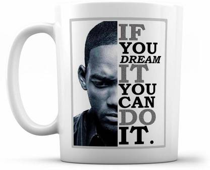 Krishprint Textography Ceramic Coffee Mug