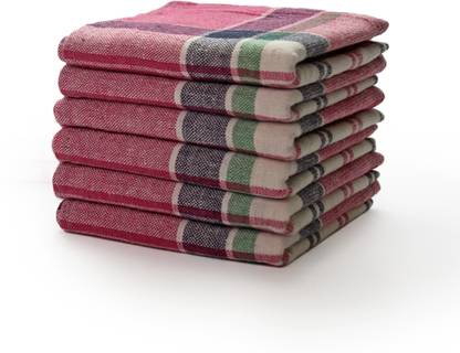 UpLoom Checkered Kitchen Napkin Red Cloth Napkins