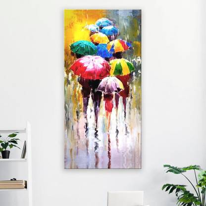 WALLMANTRA Canvas 48 inch x 24 inch Painting